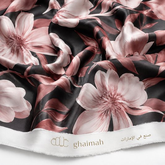 قماش حرير مطفي فاخر | Matt Silk Fabric - غيمة Ghaimah