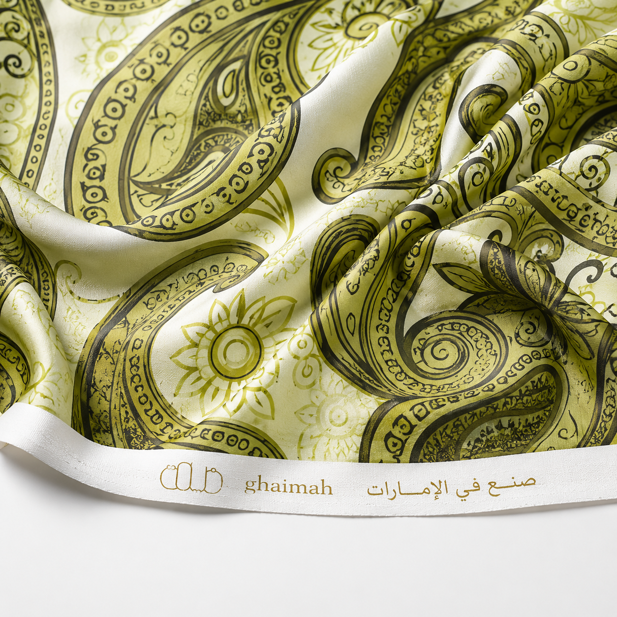 قماش حرير مطفي فاخر | Matt Silk Fabric - غيمة Ghaimah