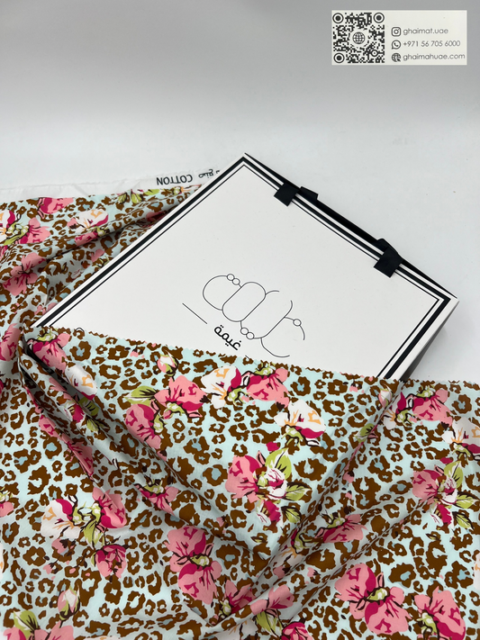 قماش قطن ليبرتي طبيعي | Cotton Fabric -  غيمة Ghaimah