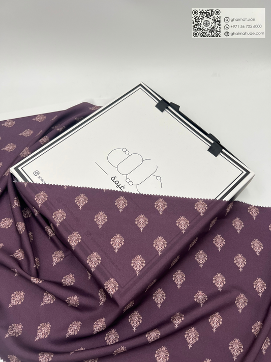 قماش حرير مطفي فاخر | Matt Silk Fabric - غيمة Ghaimah