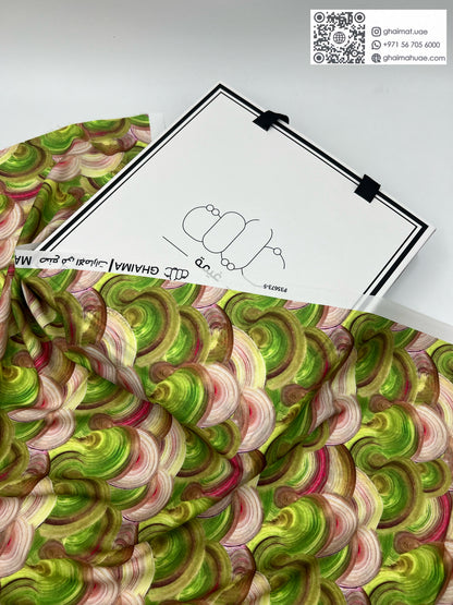 قماش حرير مطفي فاخر | Matt Silk Fabric - غيمة Ghaimah