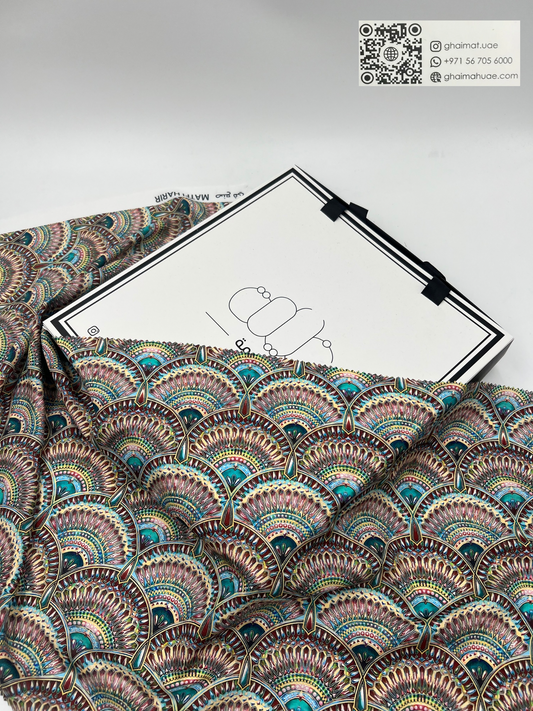 قماش حرير مطفي فاخر | Matt Silk Fabric - غيمة Ghaimah