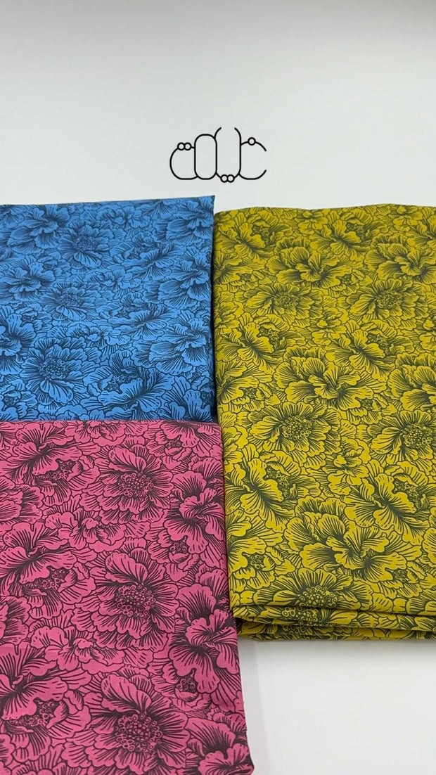 قماش حرير مطفي فاخر | Matt Silk Fabric - غيمة Ghaimah